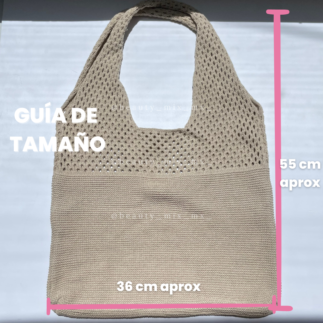 Tote bag tejida