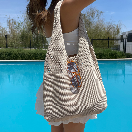 Tote bag tejida